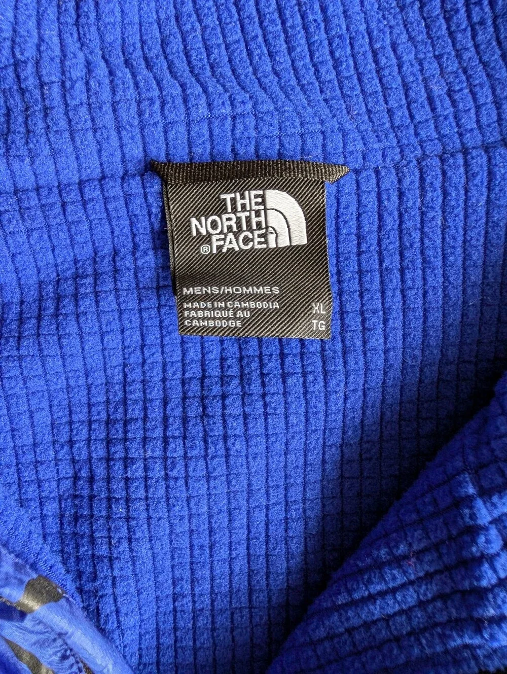 The North Face Jacket Mens XL Lapis Blue Half-Zip Windbreaker Pullover